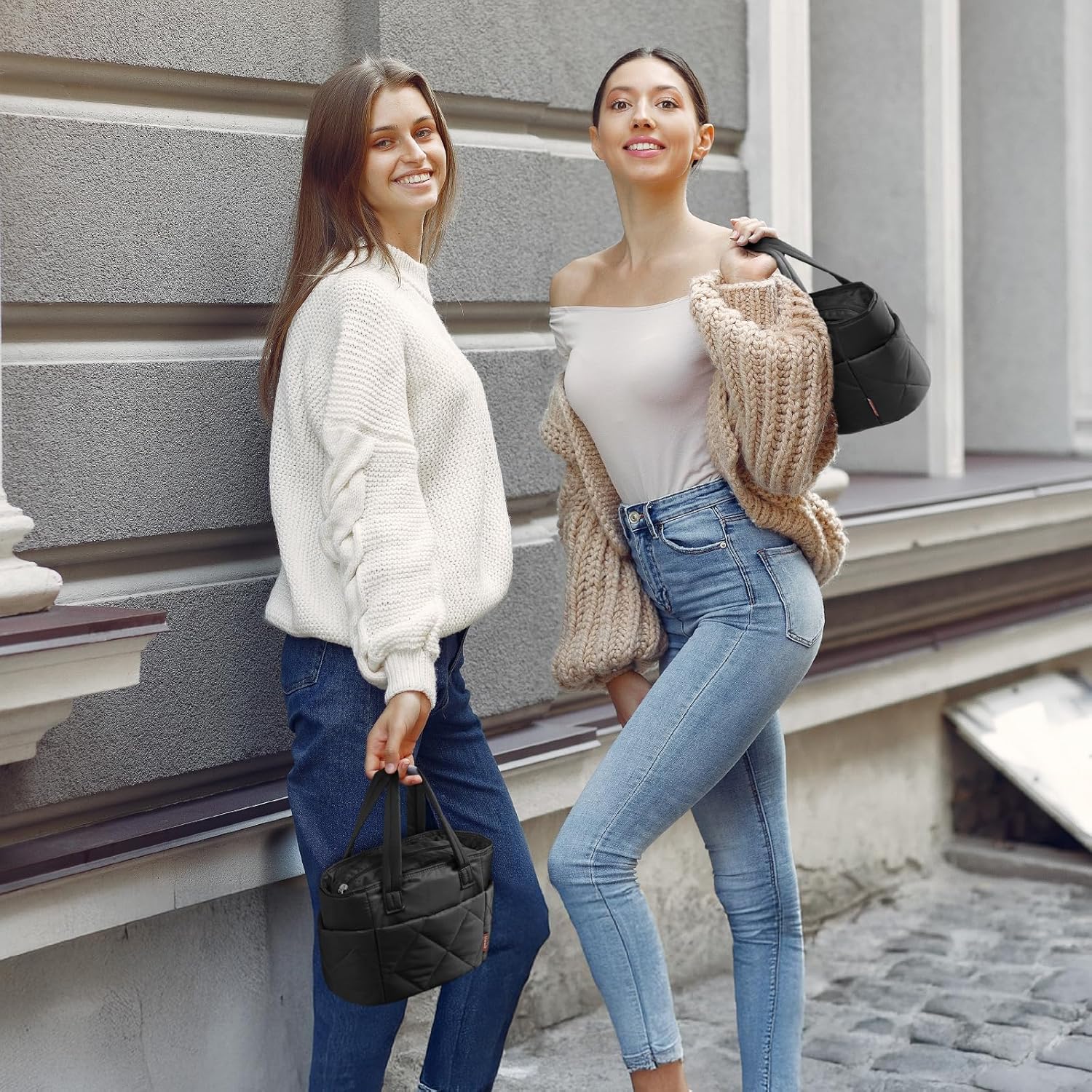 Lifewit Insulated Lunch Box for Women, Lightweight Puffy Tote Bag - Image 3