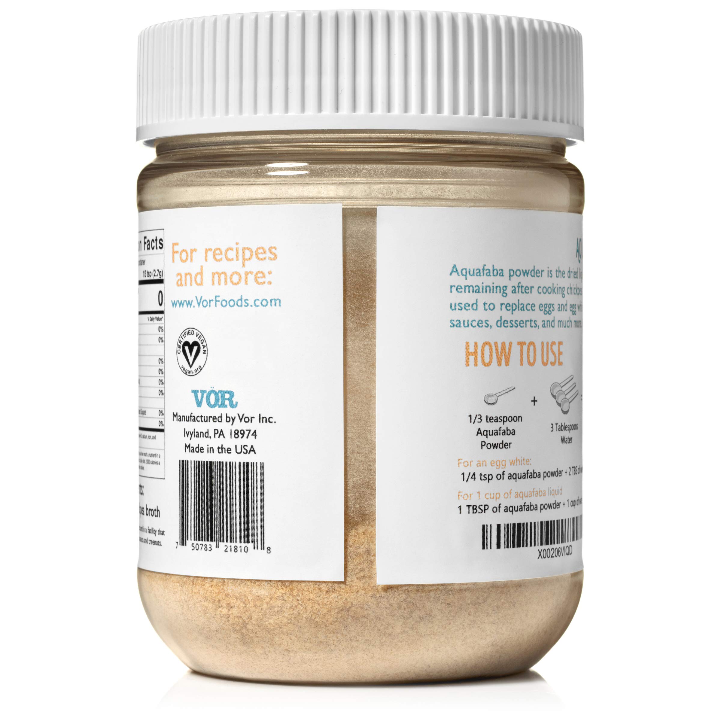 Vor Aquafaba Powder 7oz Vegan Plant Based Egg Substitute Replaces 75 Eggs Buy Online In Latvia At Desertcart