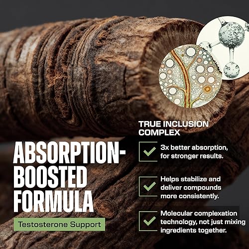 Vista 4 de Turkesterona y Tongkat Ali para hombres – Apoyo natural a la testosterona, suplemento de alta potencia 2-en-1 de Turkesterona para hombres y mujeres