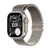 Apple Watch Ultra 3 GPS + Cellular, Cassa 49 mm in titanio naturale con Loop in maglia