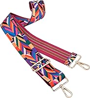 Vista 2 de Correa de hombro ancha ajustable de repuesto para bolso cruzado de lona bolsa de mano