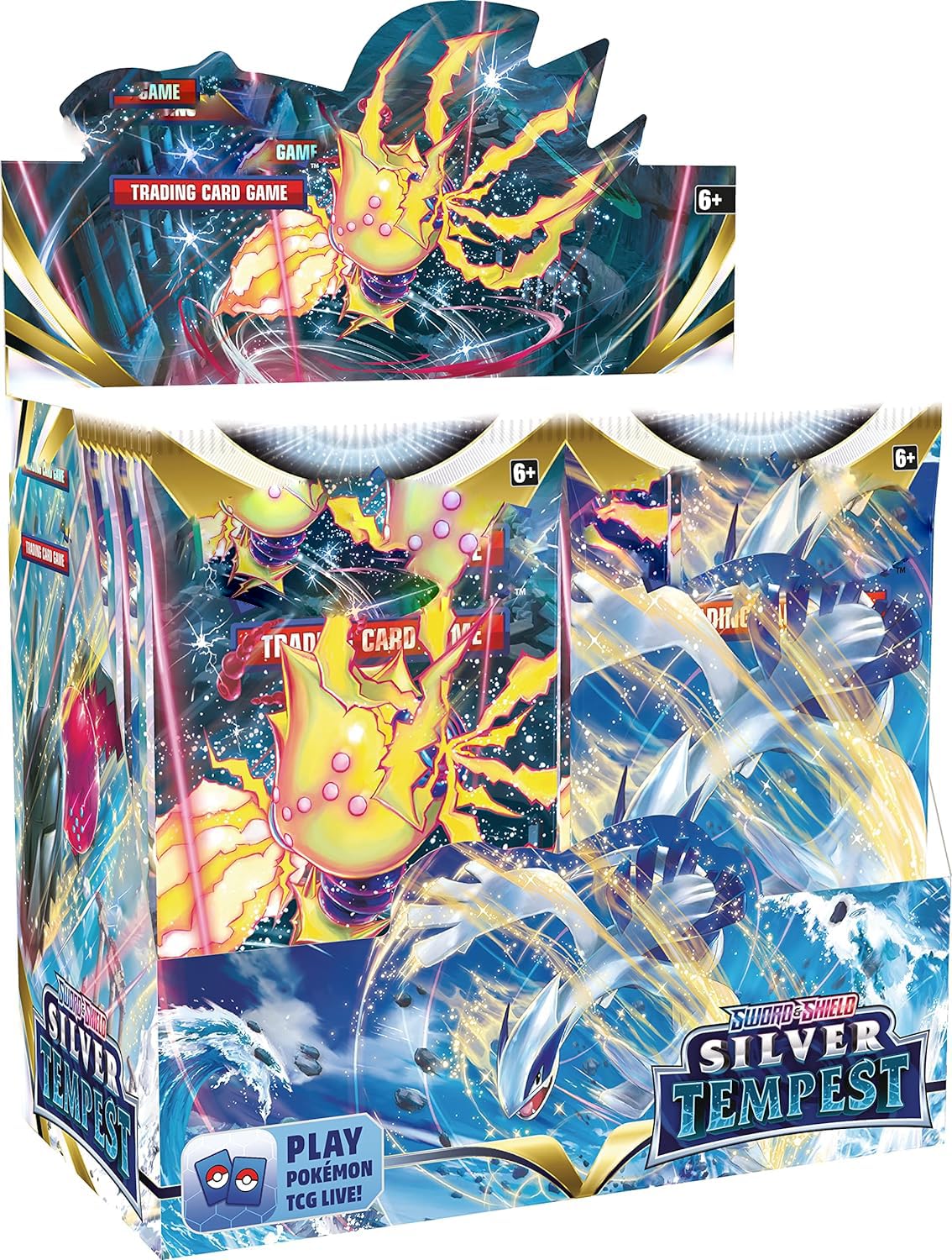 Pokemoon TCG 50 Cardds Bundle | 5 Packs of 10 Random Collectible Trading Cardds | Surprise Cardd Set for Kids & Collectors (Silver Tempest 5 Pack 50 Cards)-picture-33