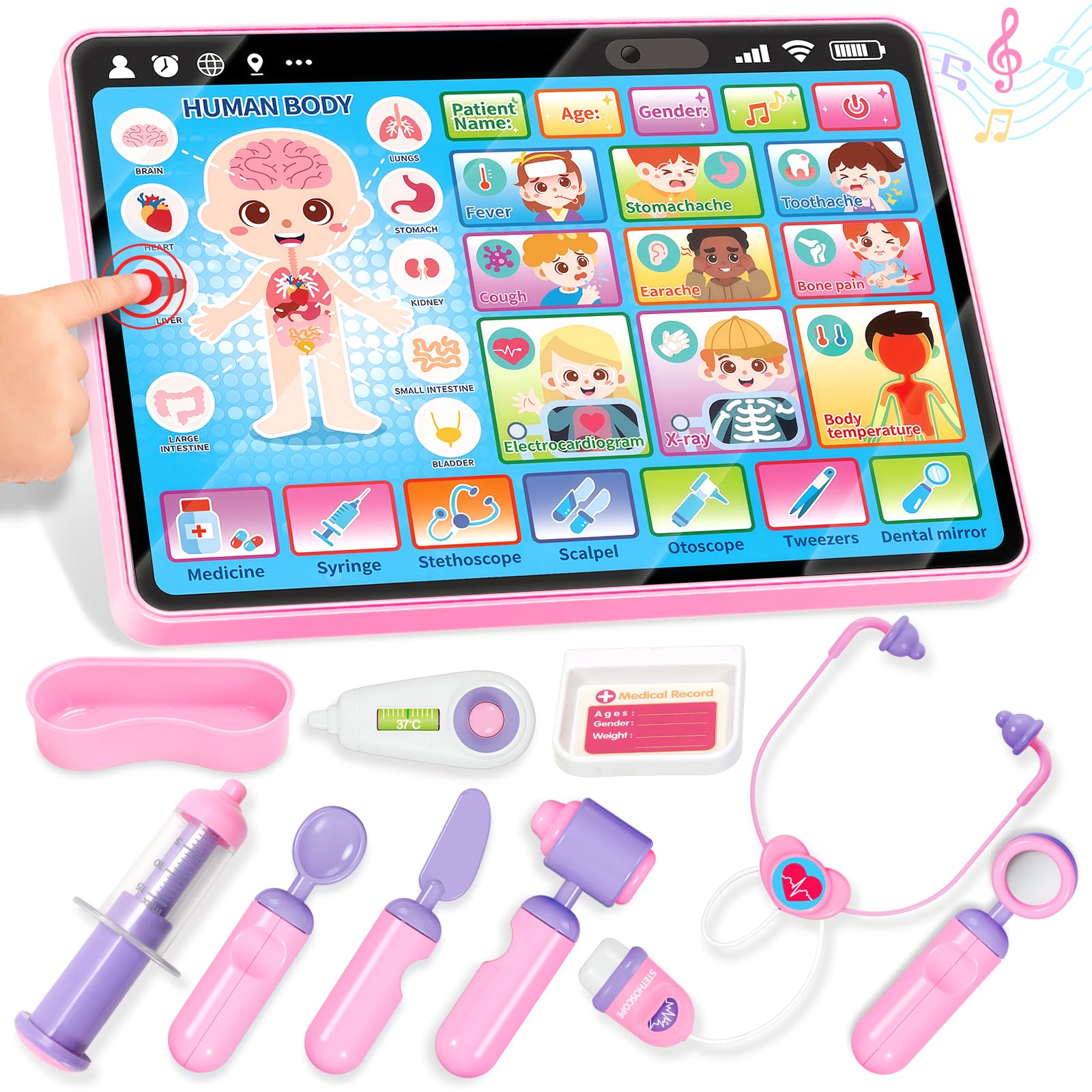 Amazon.com: BainGesk Doctor Kit for Girls 3 Years Old, Doctor