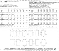 Vista 2 de McCall's Patterns M7322 Misses' Pullover Tops, ZZ (L-XL-XXL)