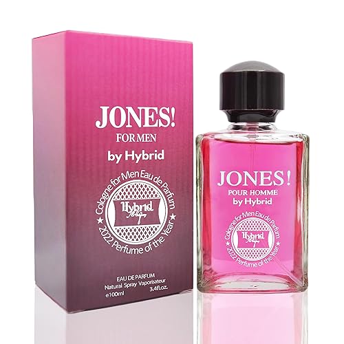 Hybrid & Company Just Cologne - Eau de Toilette para hombre, aroma natural en espray masculino, 3.4 onzas líquidas