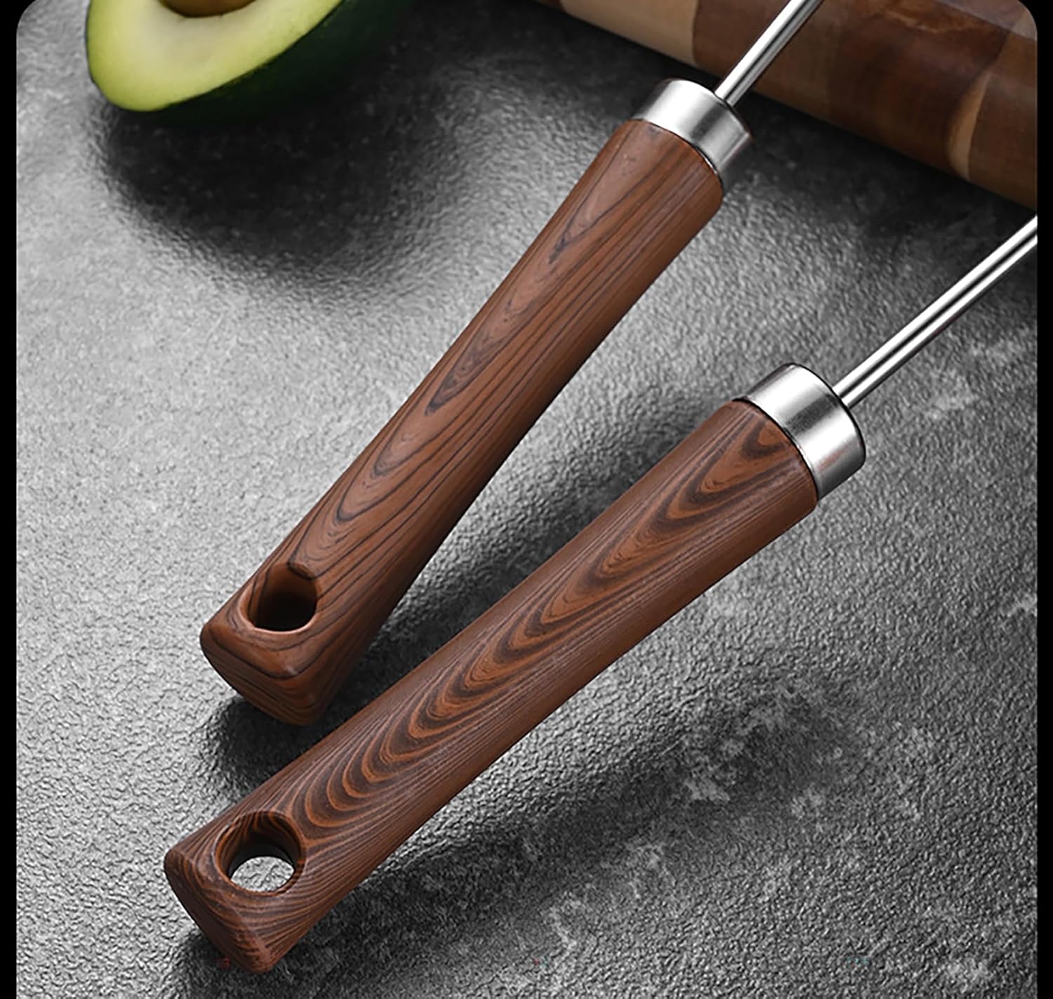 Semi-automatic Egg Whisk, 2 Pcs 12.5 Inch Length Stainless Steel Egg Beater for Bread, Cake and Cooking (M) - Image 5