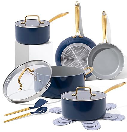 Non-stick Frying Pan Set with Lids