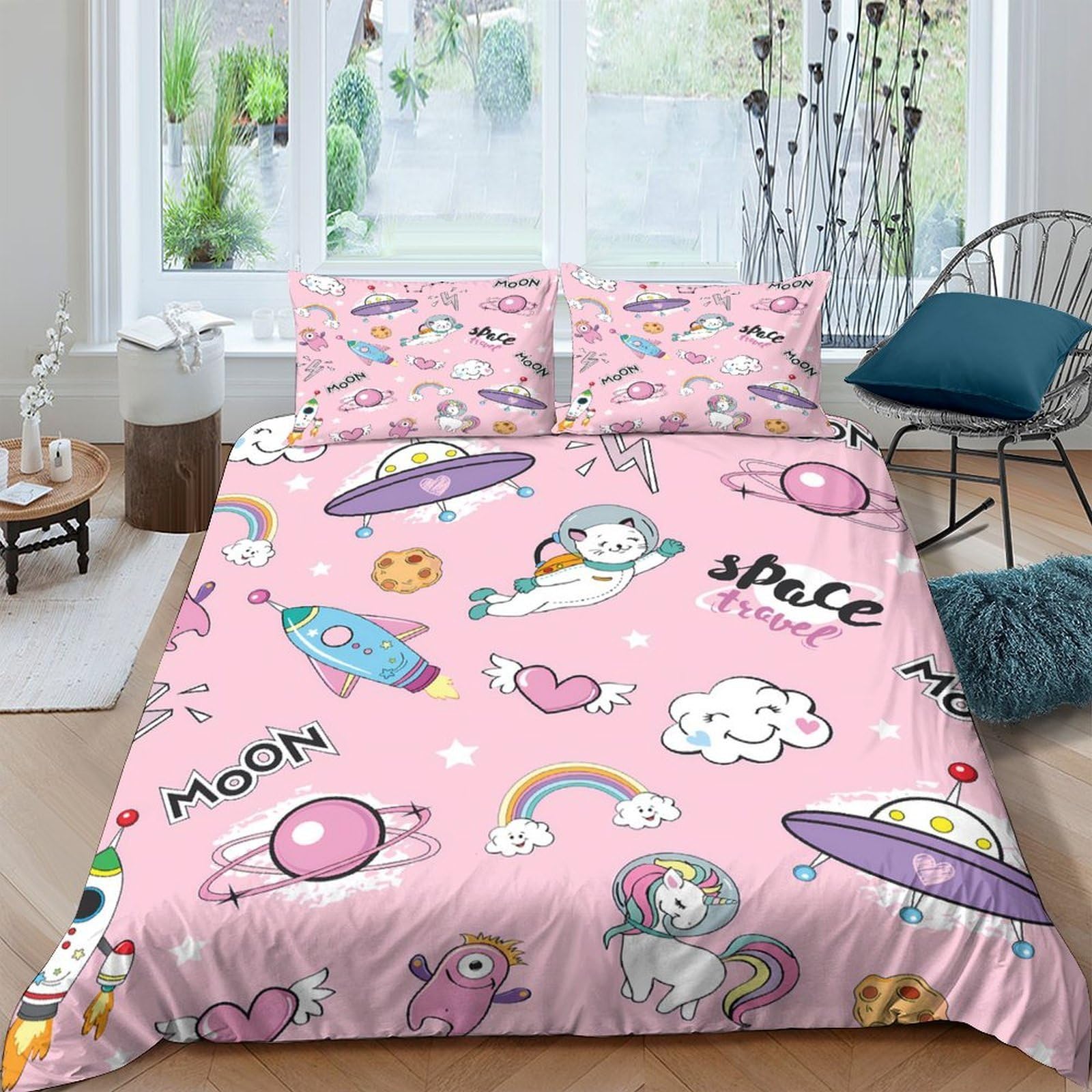 Ctjqhvkz Style-10 3D Printed Mattress Cover Microfiber Protective Bed Cover For Bedroom And Guest Room, Anti-Slip Fit For European Standard Mattresses Single（135X200cm）