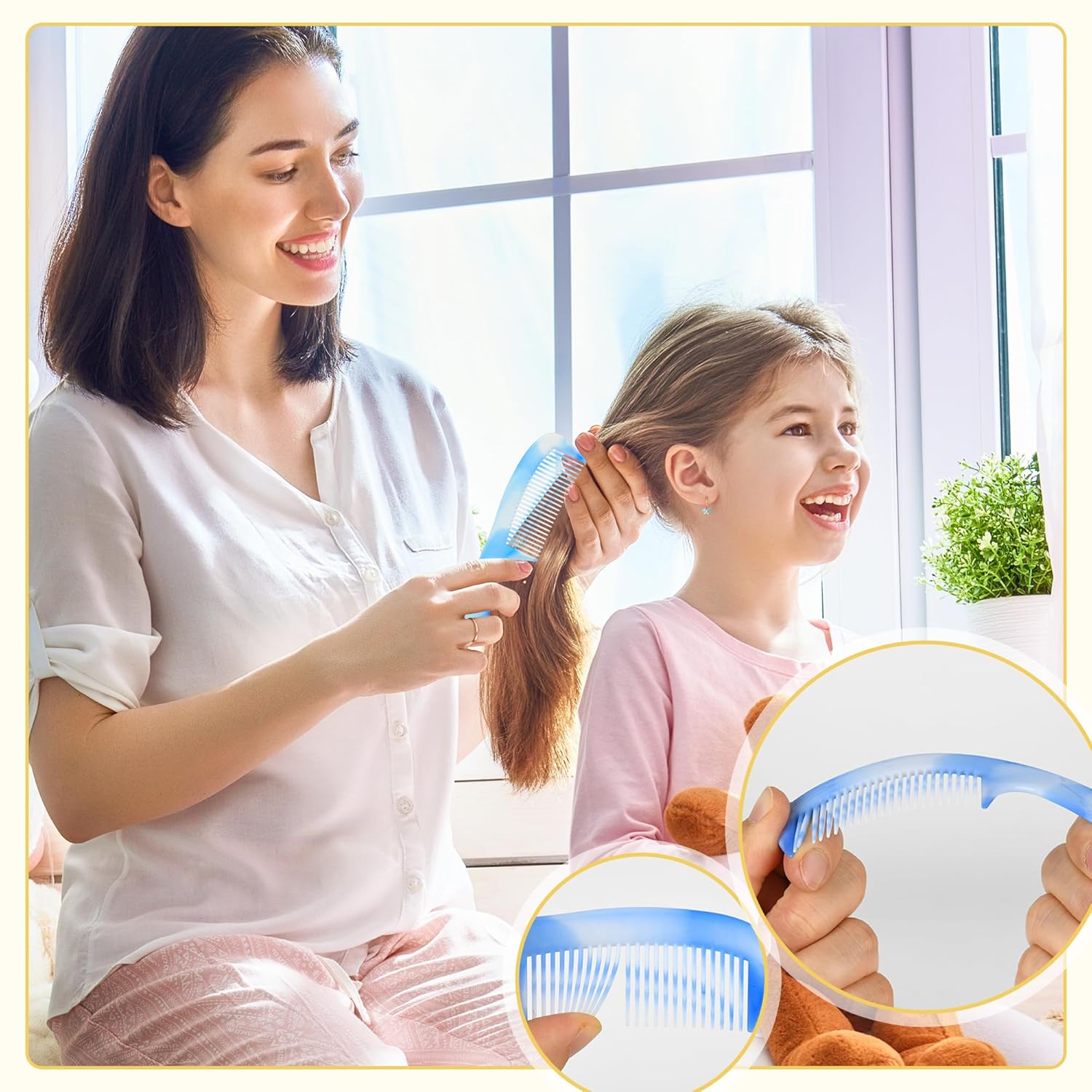 400 Pcs 5.5 Inch Bulk PP Plastic Hair Combs for Hygiene Kits and Mass Distribution in Hotels Shelters Schools and Charities