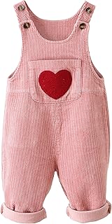 Happy Cherry Baby Boy Girls Corduroy Overalls Toddler Bib Pants Infant Suspender Jumpsuit Romper Fall Outfit
