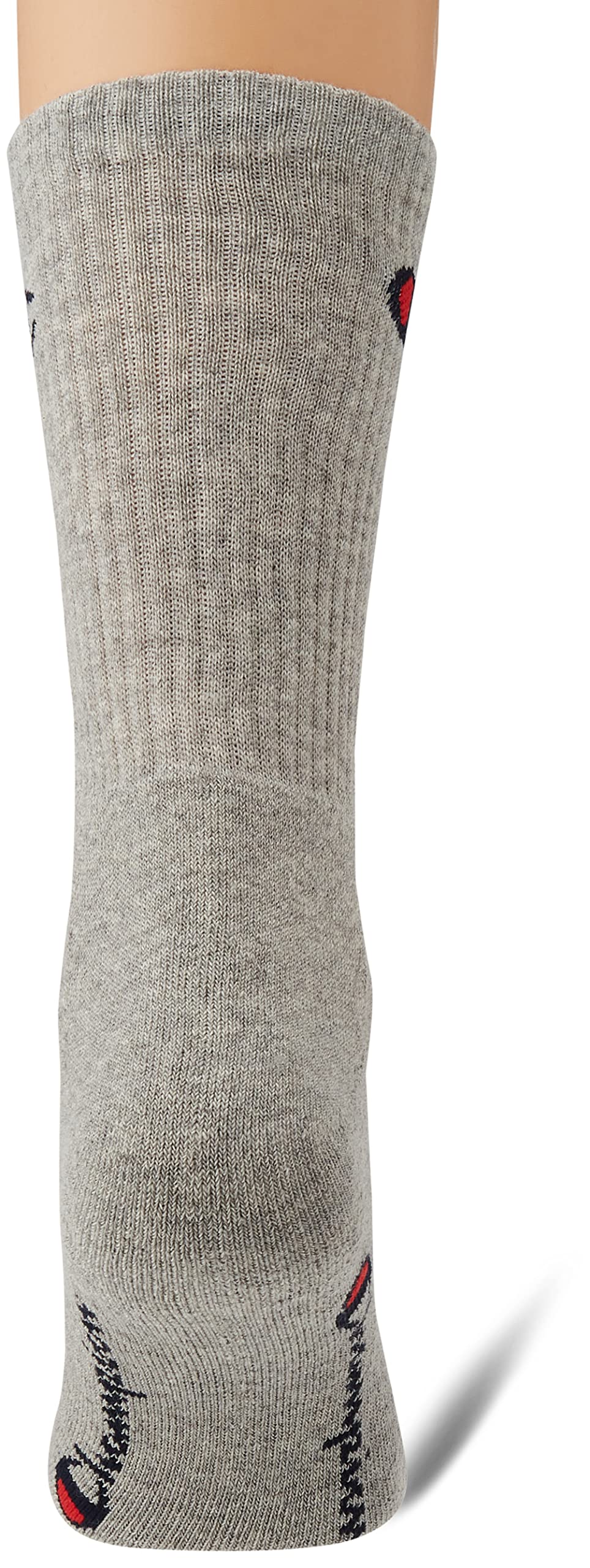 Champion Stopki unisex (3 sztuki), Jasnoszary melanż, biały, czarny, 39-42 EU