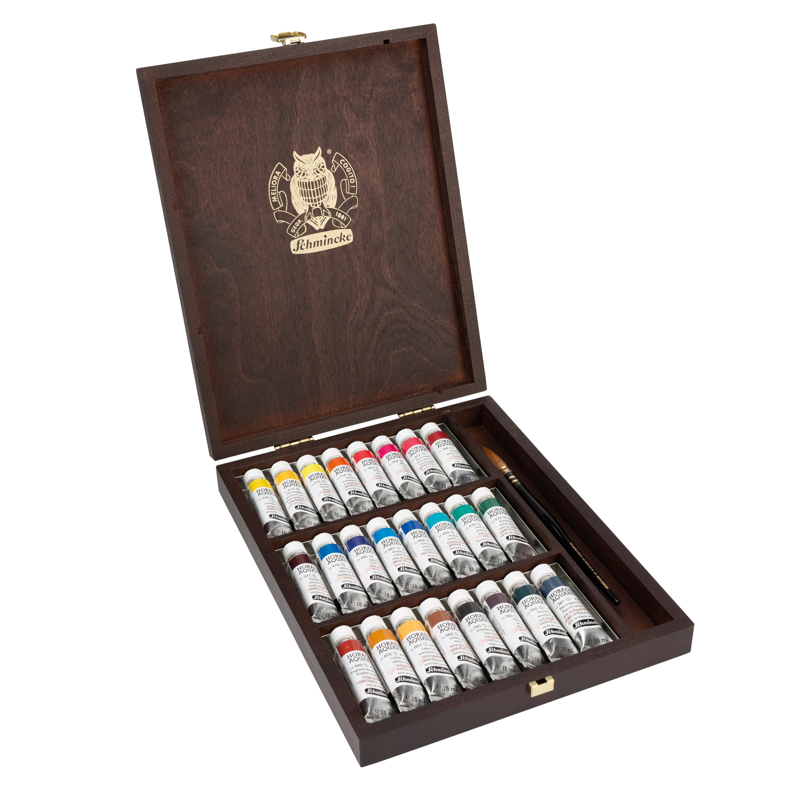 Rembrandt 絵具セット 木製ケース付き　セット上109 Amazon | Schmincke シュミンケ ホラダム 木製ケース 15mLチューブ 24