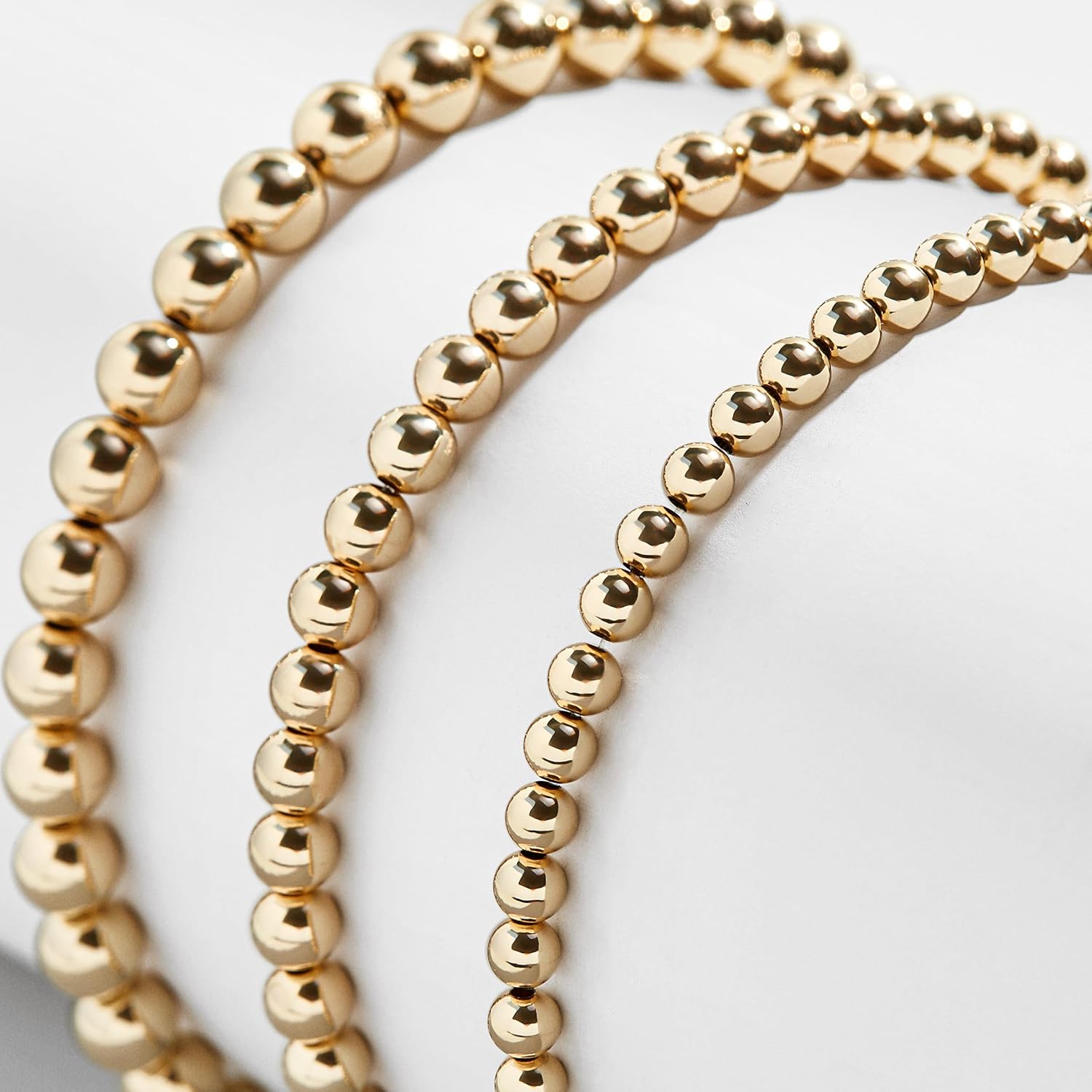 BaubleBar Pisa Bracelet - 14K Gold-Filled 5mm Beads
