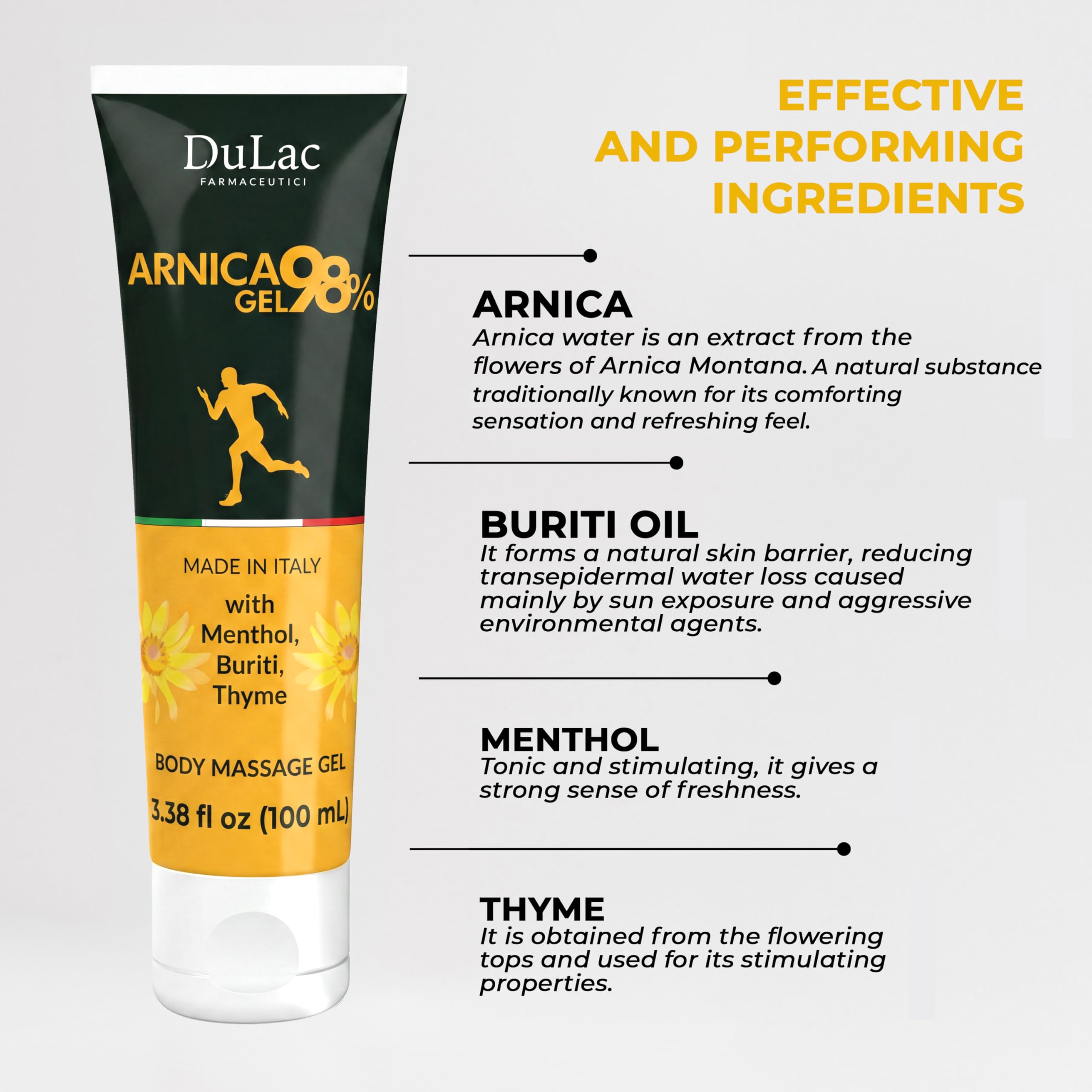 Dulac - Arnica Body Massage Gel, with Arnica Montana, 3.38 Fl Oz — Amazon image 3