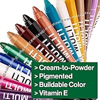 Vista 98 de wet n wild Color Icon MultiStick - Sombra de ojos en crema, maquillaje multifuncional, café oscuro (Cheat Day)