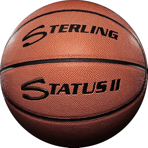 Sterling Status II - Balón de baloncesto de piel sintética de alta calidad para hombre, talla 7 (interiorexterior)