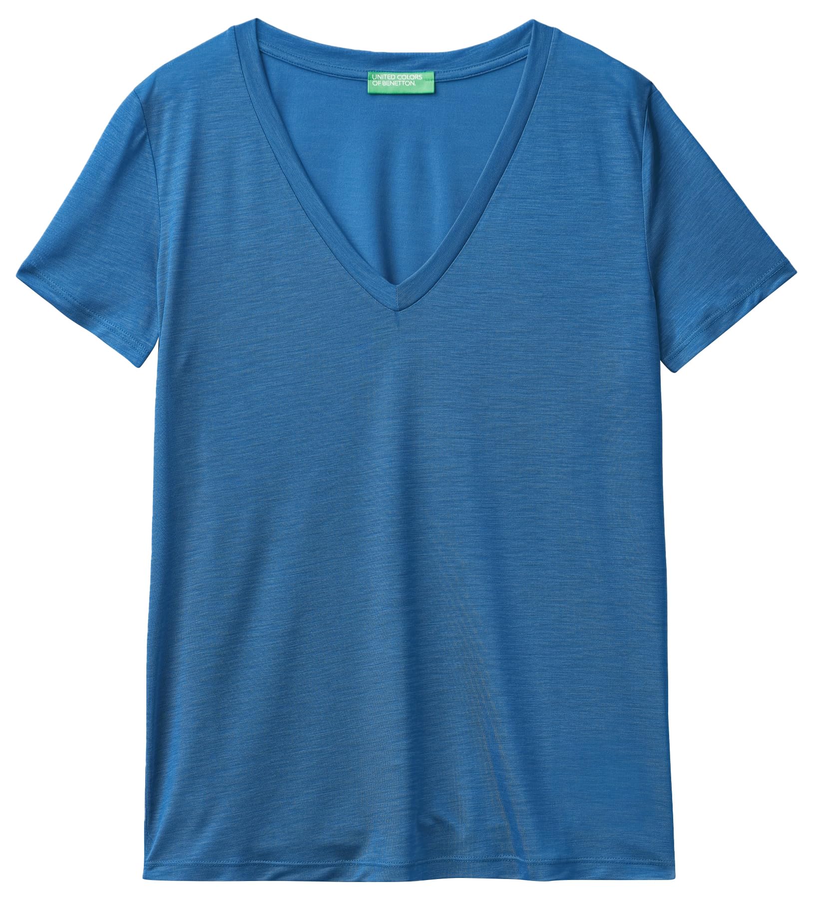 United Colors of Benetton Women's T-Shirt, Blue, XXS