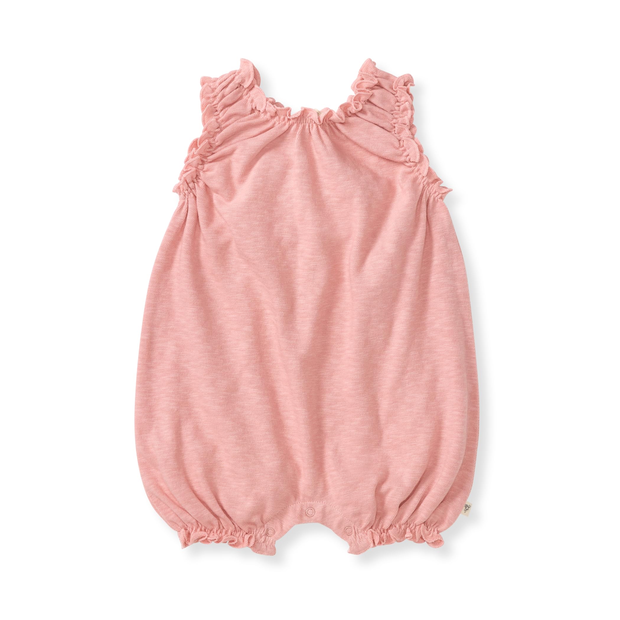 Burts Bees Baby Baby Girls Romper - 100 Organic Cotton One-Piece Shortall Girl Outfit for Sizes Newborn to
