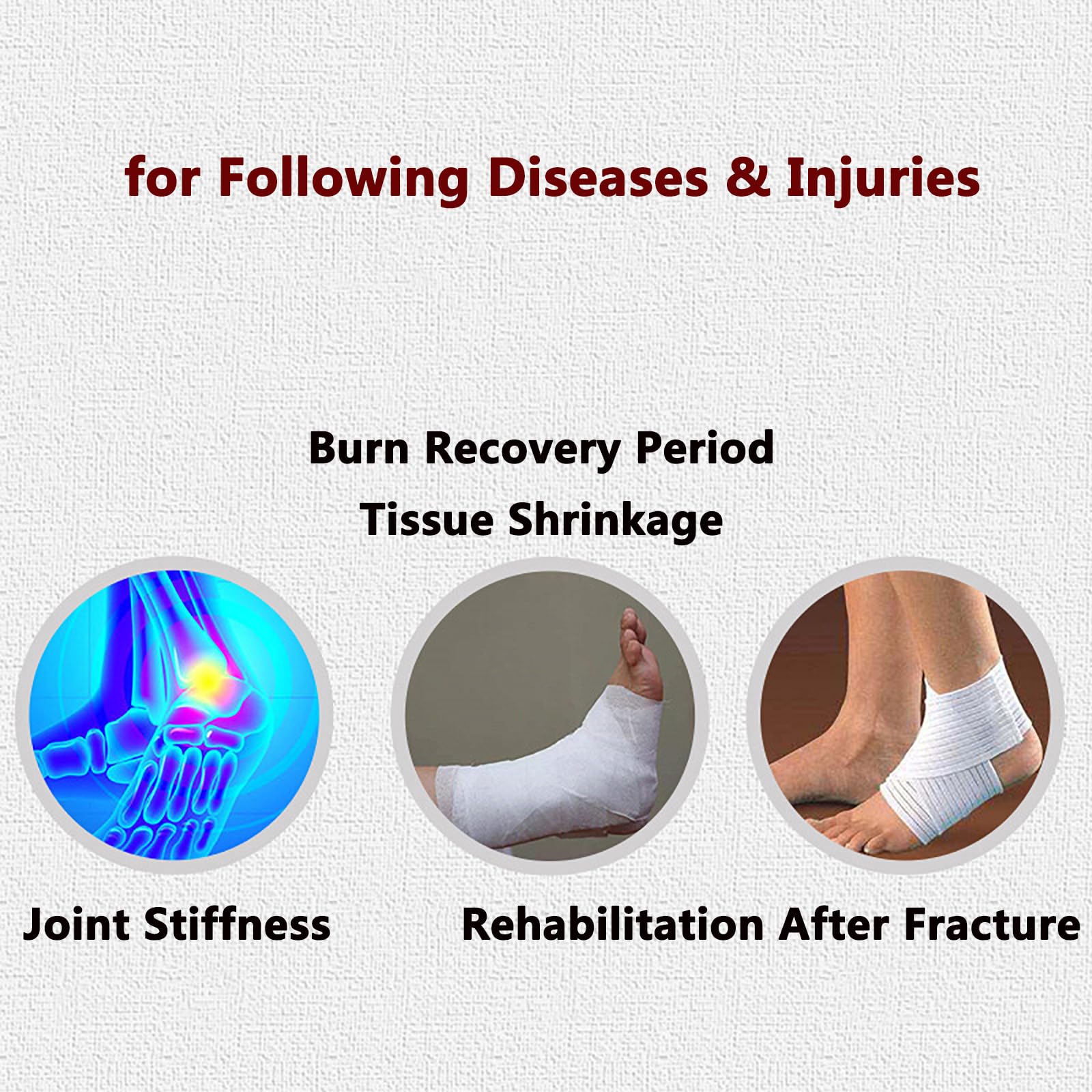 Inmovilizador Tobillo-Pie,EntrenadorRehabilitación Tobillo Manual/eléctricoconpatronesflexión Plantar Y Dorsiflexión,ángulo Ajustable-30~40° Y 3velocidades,visualización Datos,paradislocación
