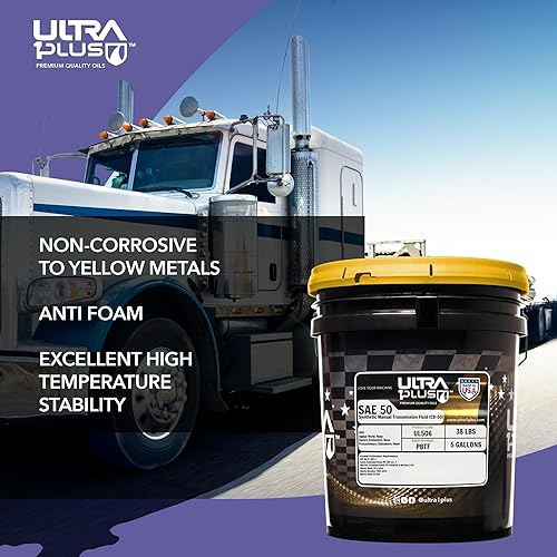 Miniatura 3 de Ultra1Plus - Líquidos de transmisión manual sintéticos completos (CD-50)  Cubo de 5 galones
