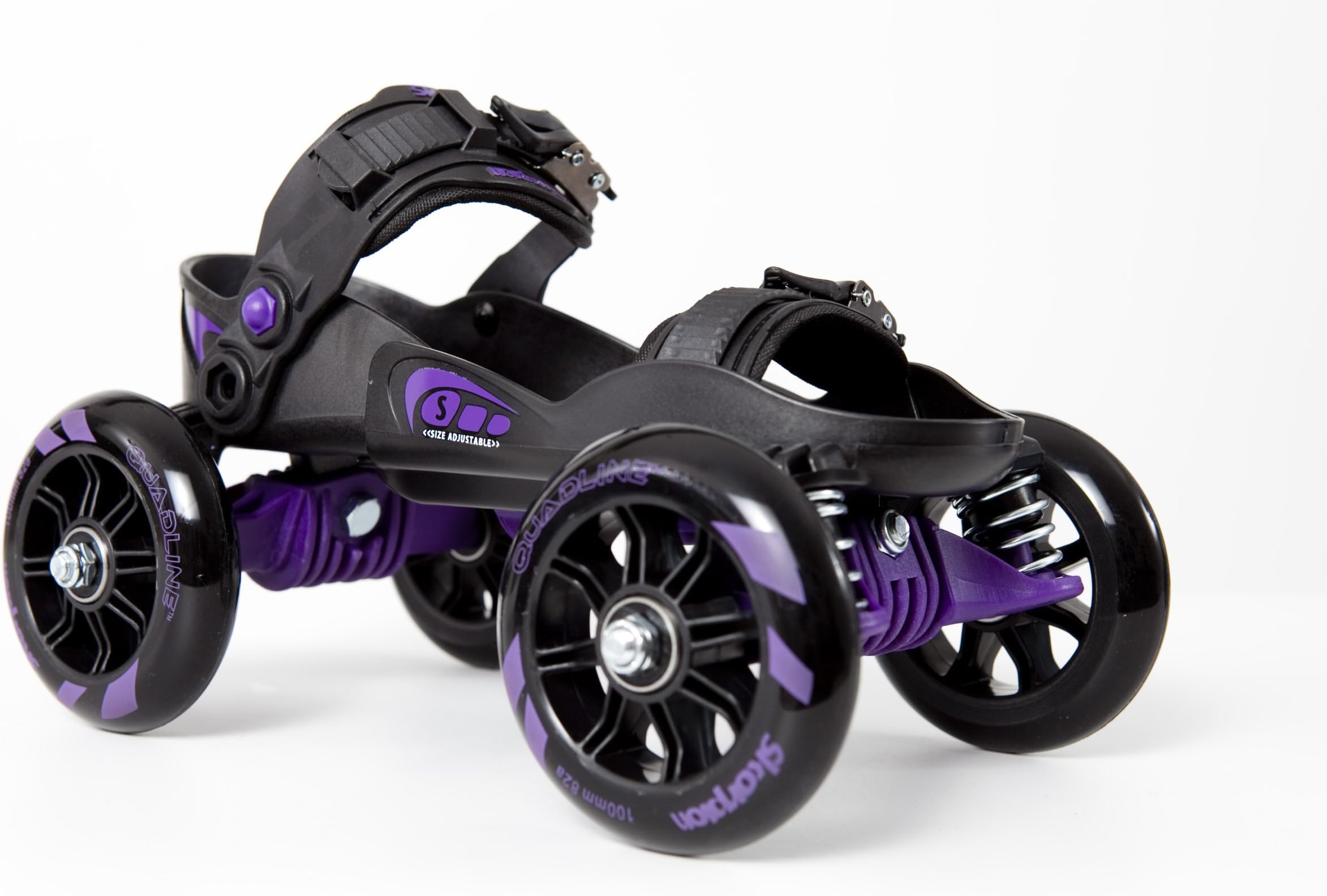 Quadline Street Skates - Small Purple/Black