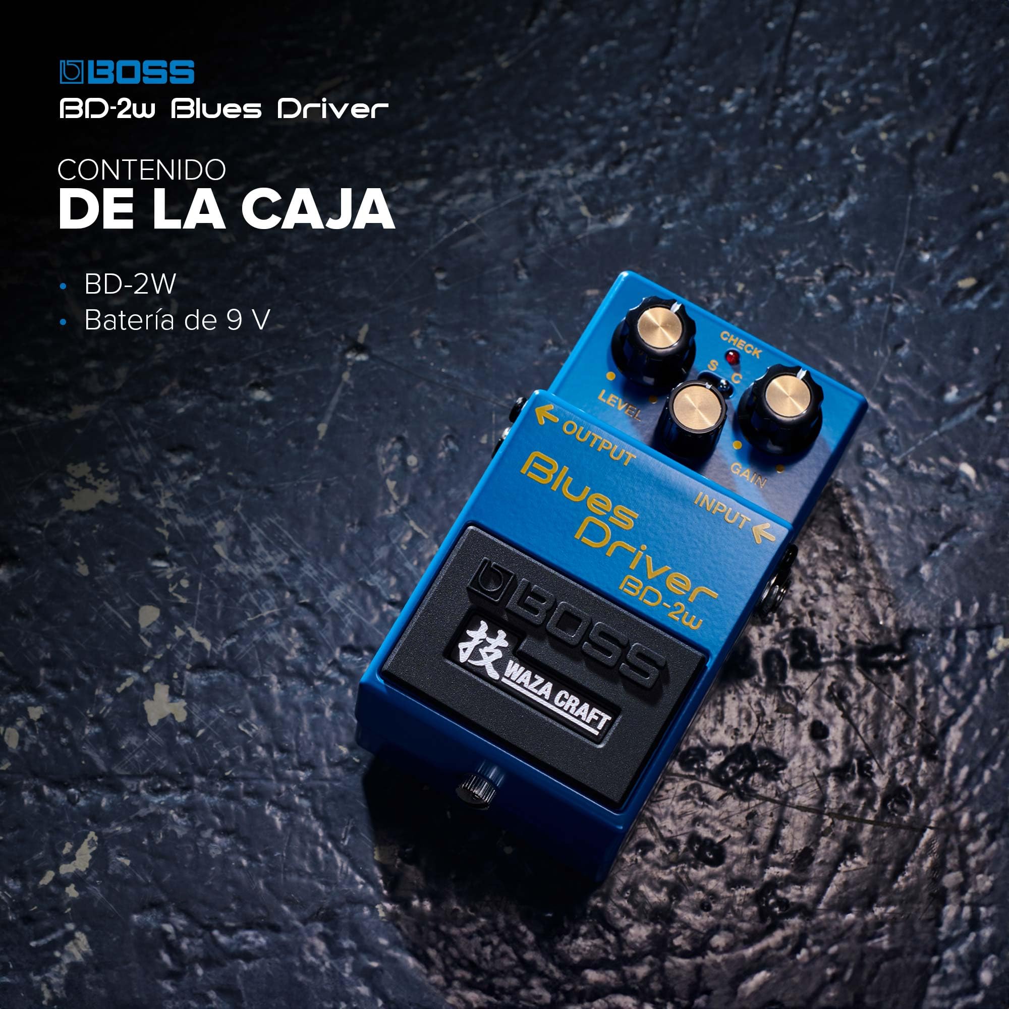 ギター BOSS Blues D BD-2W BOSS BD-2W Blues Driver | Pedal de efecto de guitarra Waza Craft