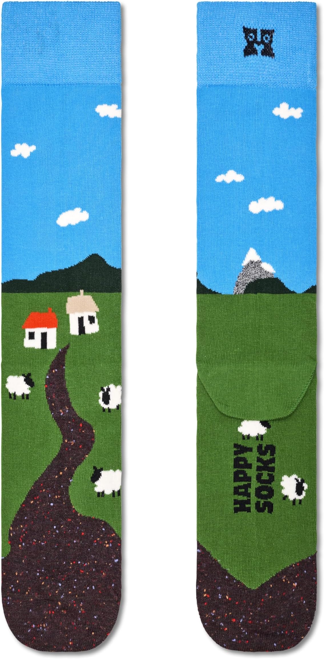Happy Socks Men's Little House On The Moorland Sock