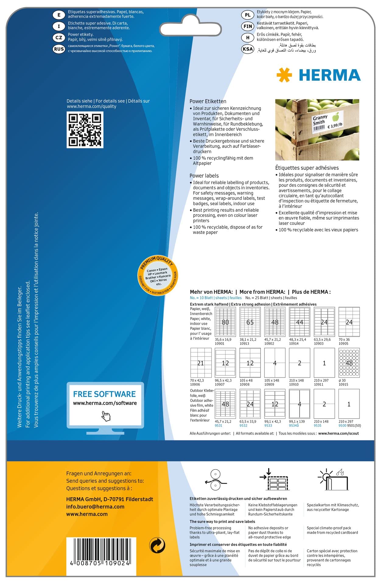 Etichette Autoadesive Trasparenti - 480 Adesivi Per Stampante Laser, Resistente Ad Acqua E UV - Foto 4