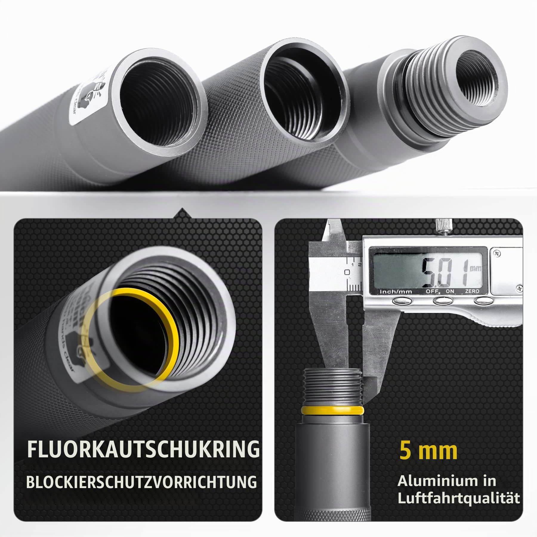 Zune Lotoo Klappspaten, Multifunktionale Camping Schaufel aus Kohlenstoffstahl, 18 in 1 Tragbare Survival Spaten mit Länge Verstellbare(17.12-40.75 inch) für Offroad Camping Wandern, Annihilate F1