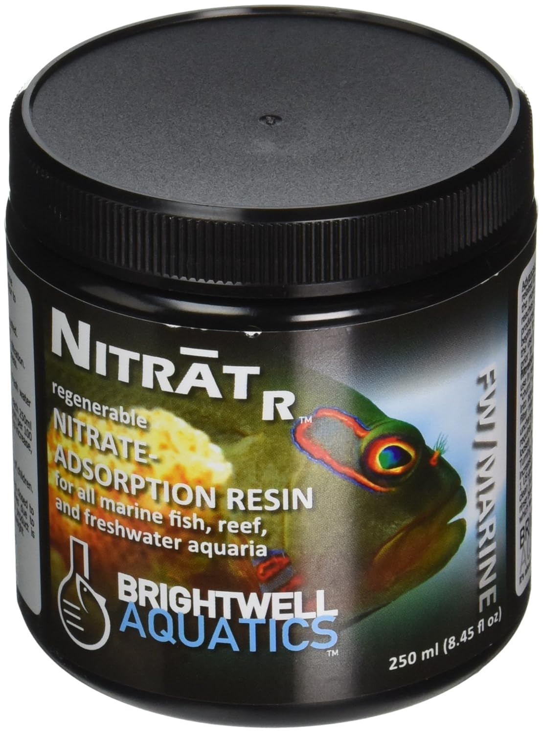 Brightwell Aquatics ABANITR250 NitratR Resin Filter Media for Aquarium