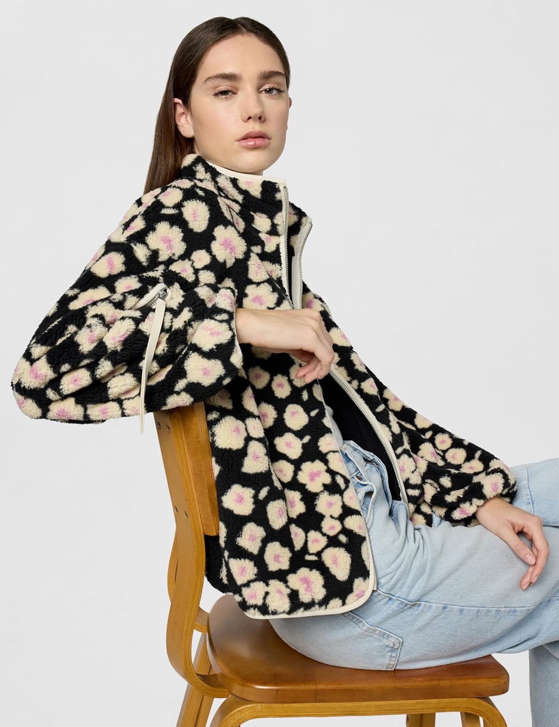 UGG Women's Marlene Uggfluff Jacket Print Coat