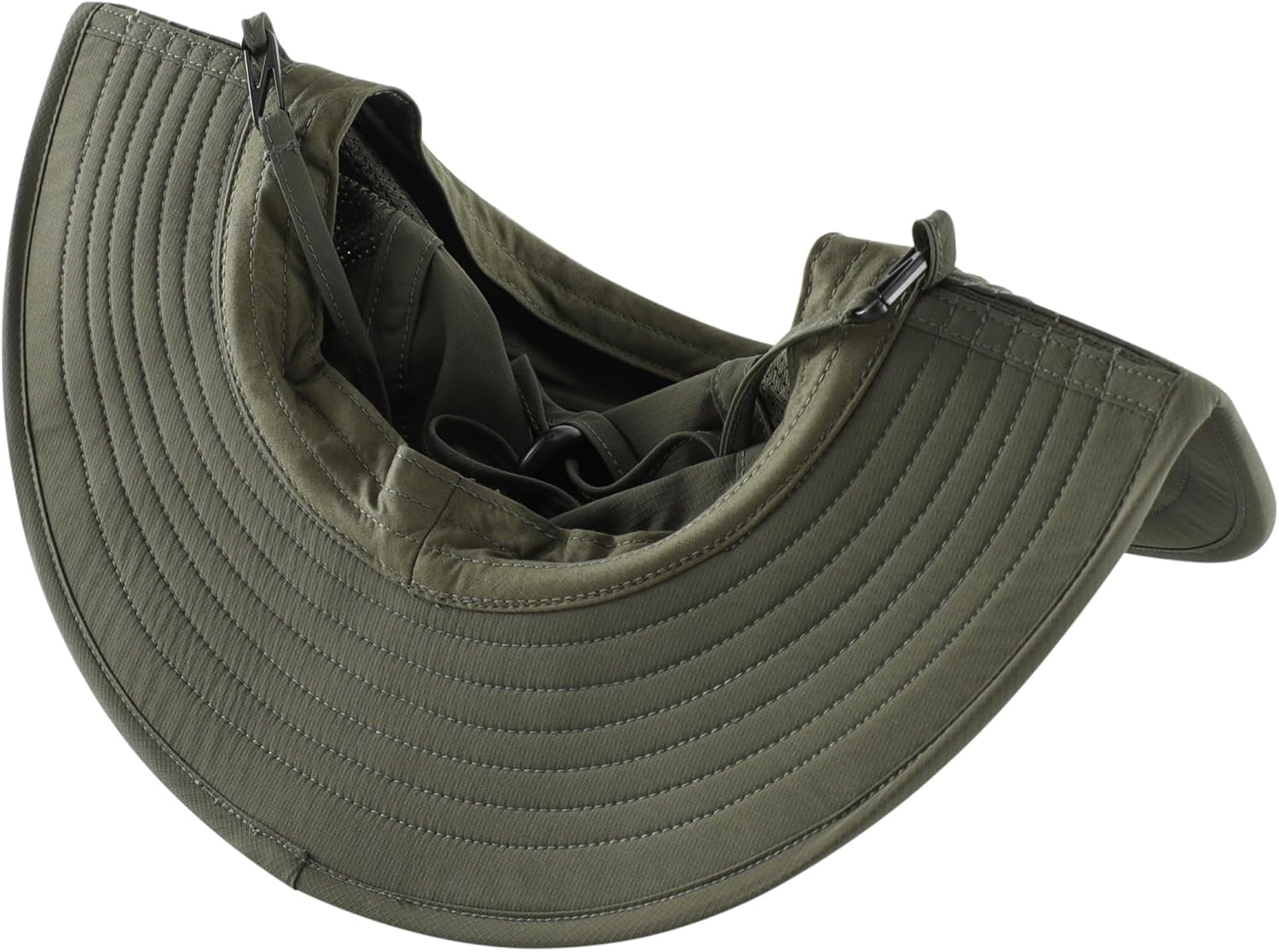 Connectyle Outdoor UPF50+ Men's Sun Hat Foldable Wide Brim Bucket Hat for Fishing Hiking Gardening Breathable Safari Hat - Image 8