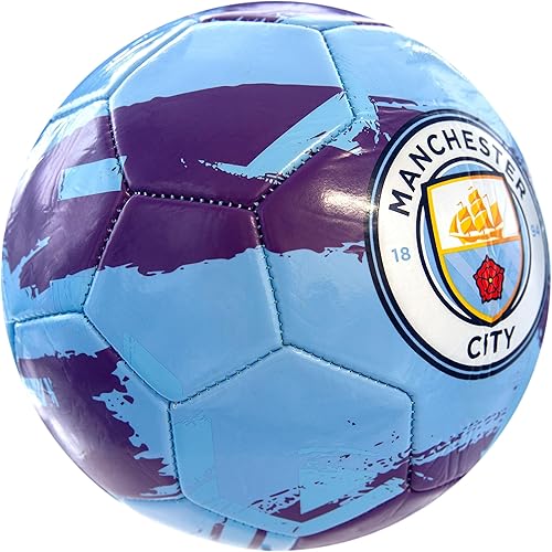 Miniatura 2 de Icon Sports Balón de fútbol del Manchester City FC Brush Team, 5