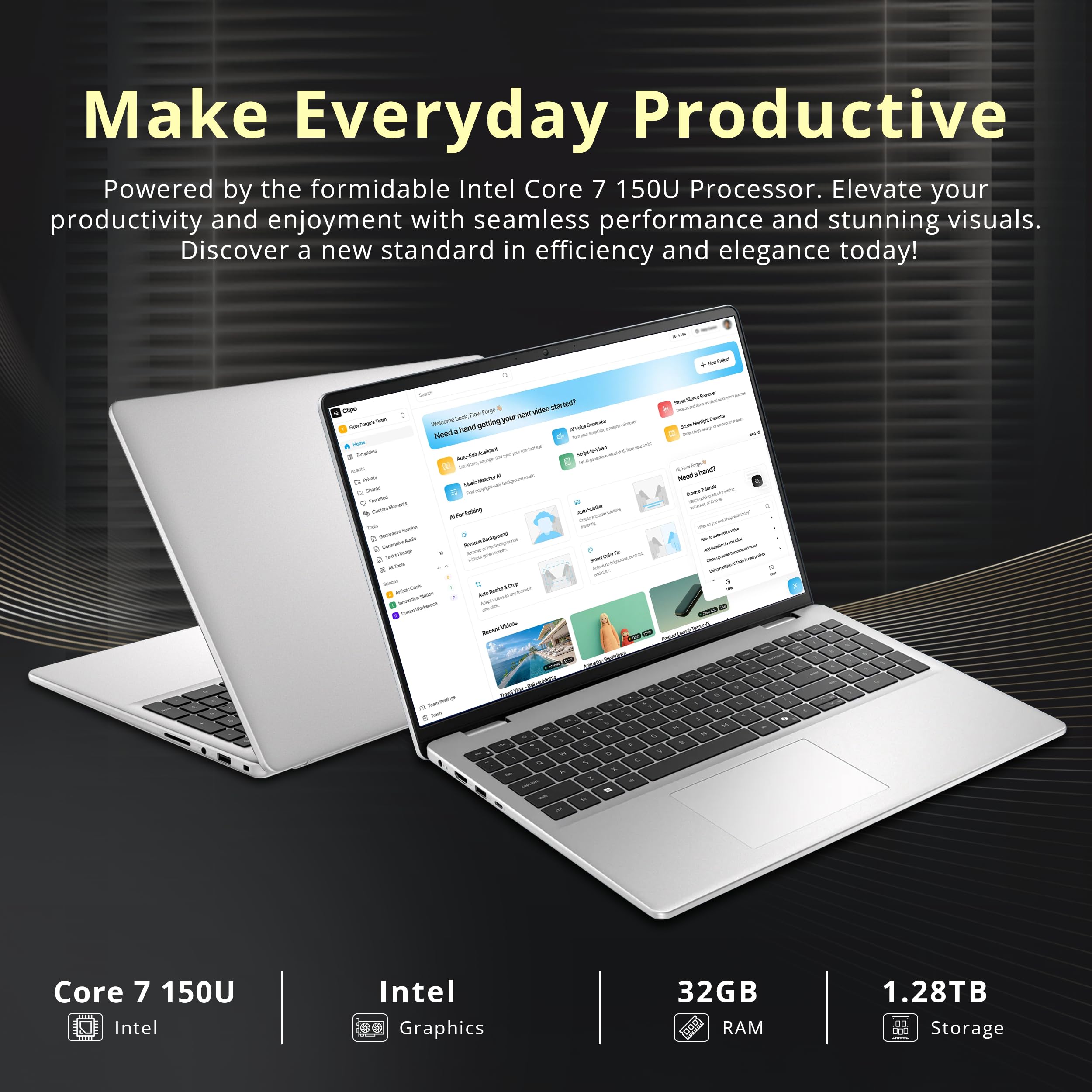 Amazon.com: Dell 16″ FHD+ Touchscreen Laptop, Intel Core 7 150U