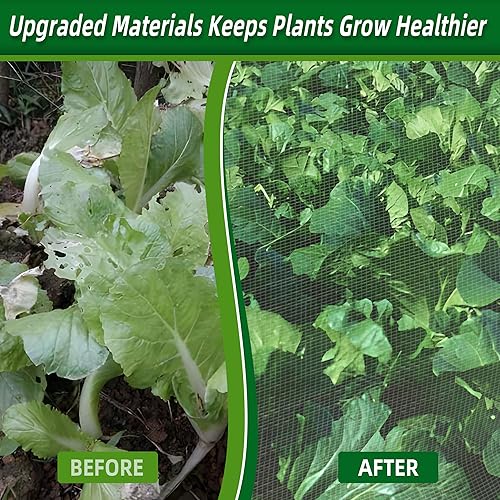 Miniatura 6 de Red de jardín  Cubiertas para plantas de 10 x 10 pies, red de protección de malla ultra fina para plantas vegetales, frutas, flores, cultivos,