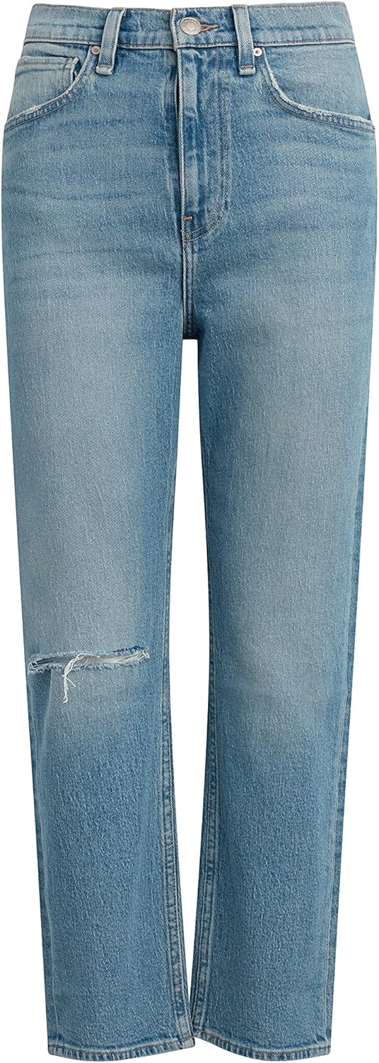 Hudson Women's Jade High Rise Straight, Loose Fit Crop Jean