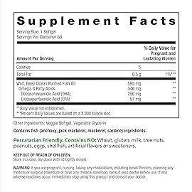 Rainbow Light Prenatal Vitamins for Women | 60 Softgels | Omega 3 Fish Oil (DHA & EPA) | Supports Mom & Babys Health from Conception to Nursing