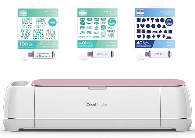 Cricut Maker Rose - DIGITAL DIES BUNDLE - 3 Packs of USB Digital Dies