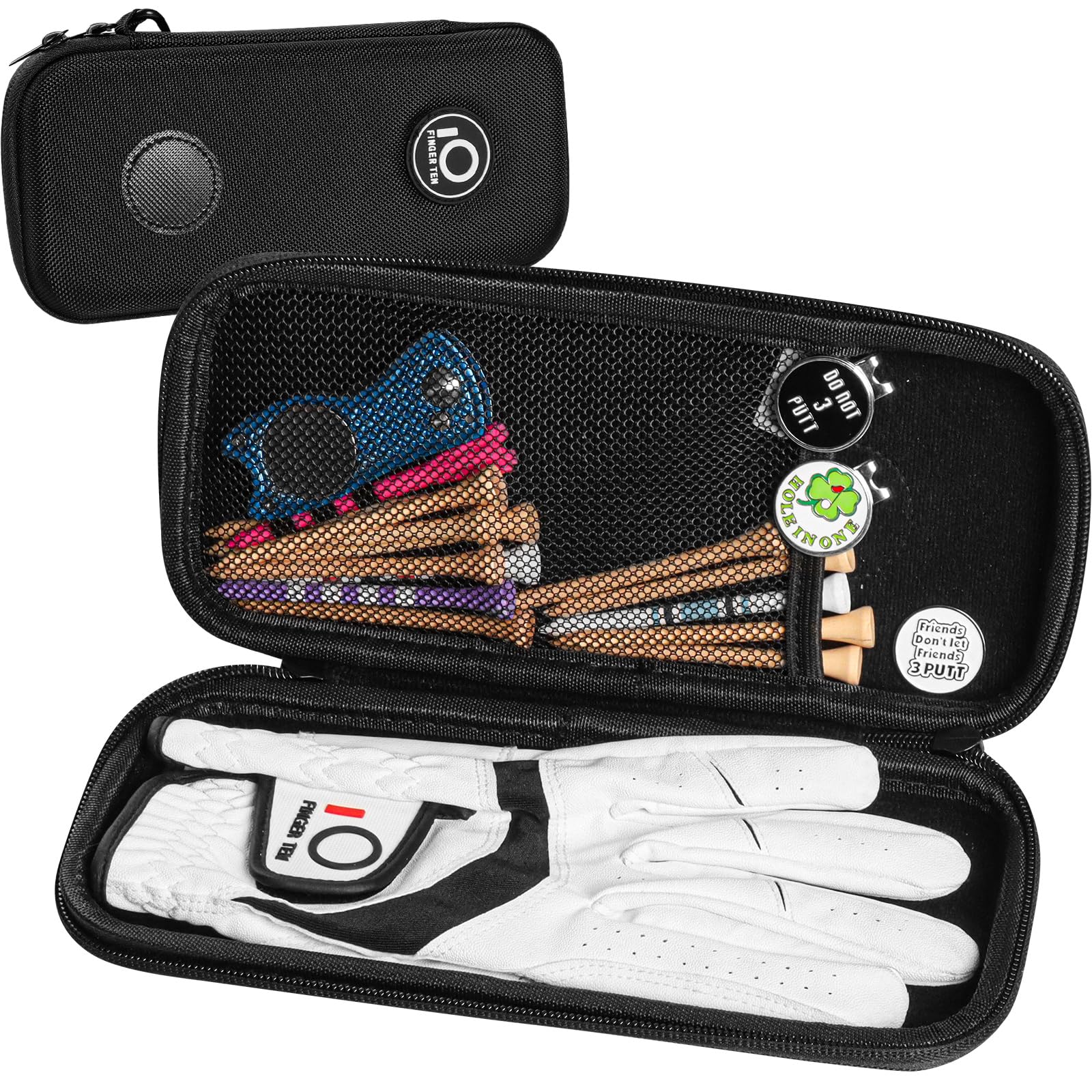 FINGER TEN Golf Glove Holder Case