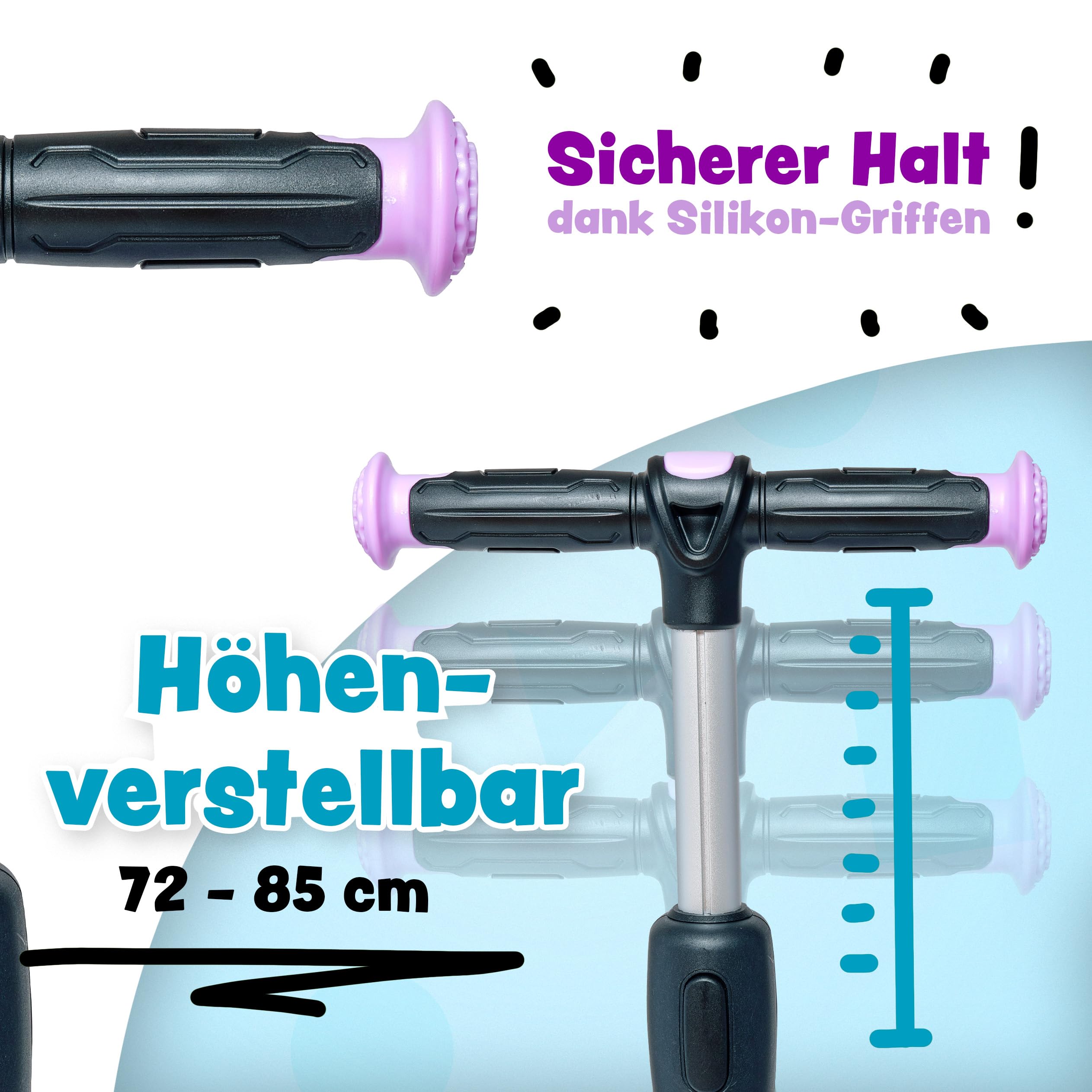 Apollo KidsPro 4 Kinderroller | klappbarer Kinder Scooter, höhenverstellbarer Dreiradscooter | Roller Kinder 3 Jahre Altersempfehlung | Kinderroller 3 Räder mit LED Rollen | Scooter Kinder-gerecht