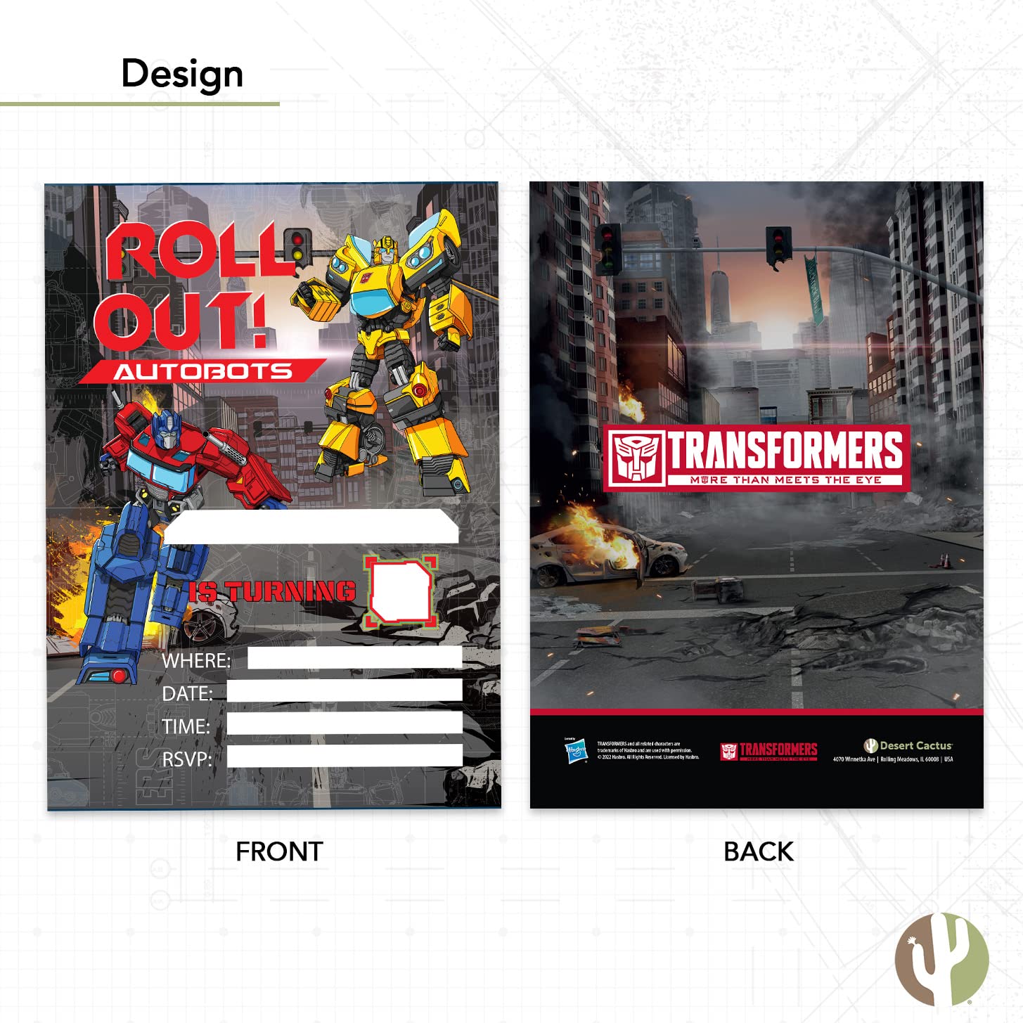 Transformer Party Supplies Transformers Birthday Party Invitations  Transformers Party Decorations, image size:1455x1455