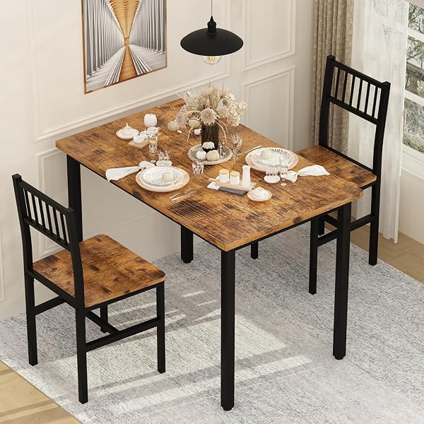 Vintage-Inspired Retro Kitchen Tables You'll Adore 53 Minimalist Two-Person Breakfast Set