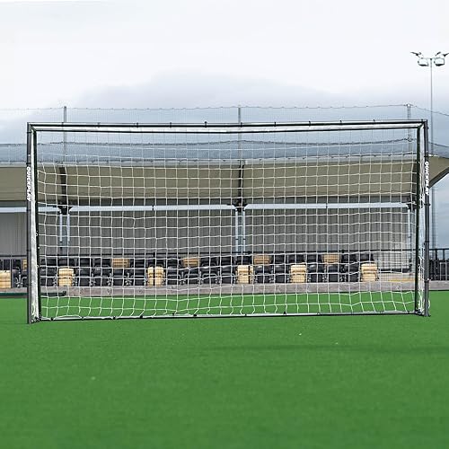Miniatura 2 de QUICKPLAY GS Porterías de Fútbol - Portería de Fútbol de Acero Galvanizado Súper Duradera [5 Tamaños] Tamaños Reglamentarios, Red Profunda, Movible