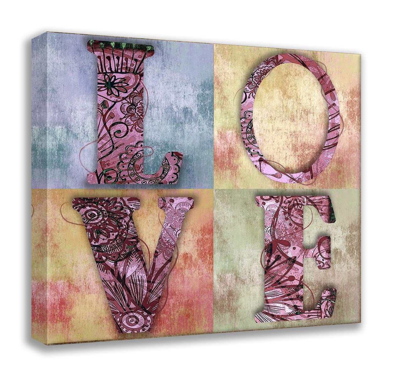 ArtDirect Loveart 15x15 Gallery Wrapped Canvas Museum Art by Smith, Karen