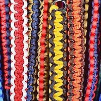 Vista 2 de Pulsera y kit de proyecto de paracaídas – 550 cuerdas de paracaídas, hebillas, mosquetones, llaveros