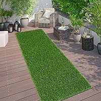 Vista 9 de Bsmathom Alfombra de Césped Artificial para Interior y Exterior, Alfombra de Césped para Perros de 3x5 pies con Agujeros de Drenaje, Césped