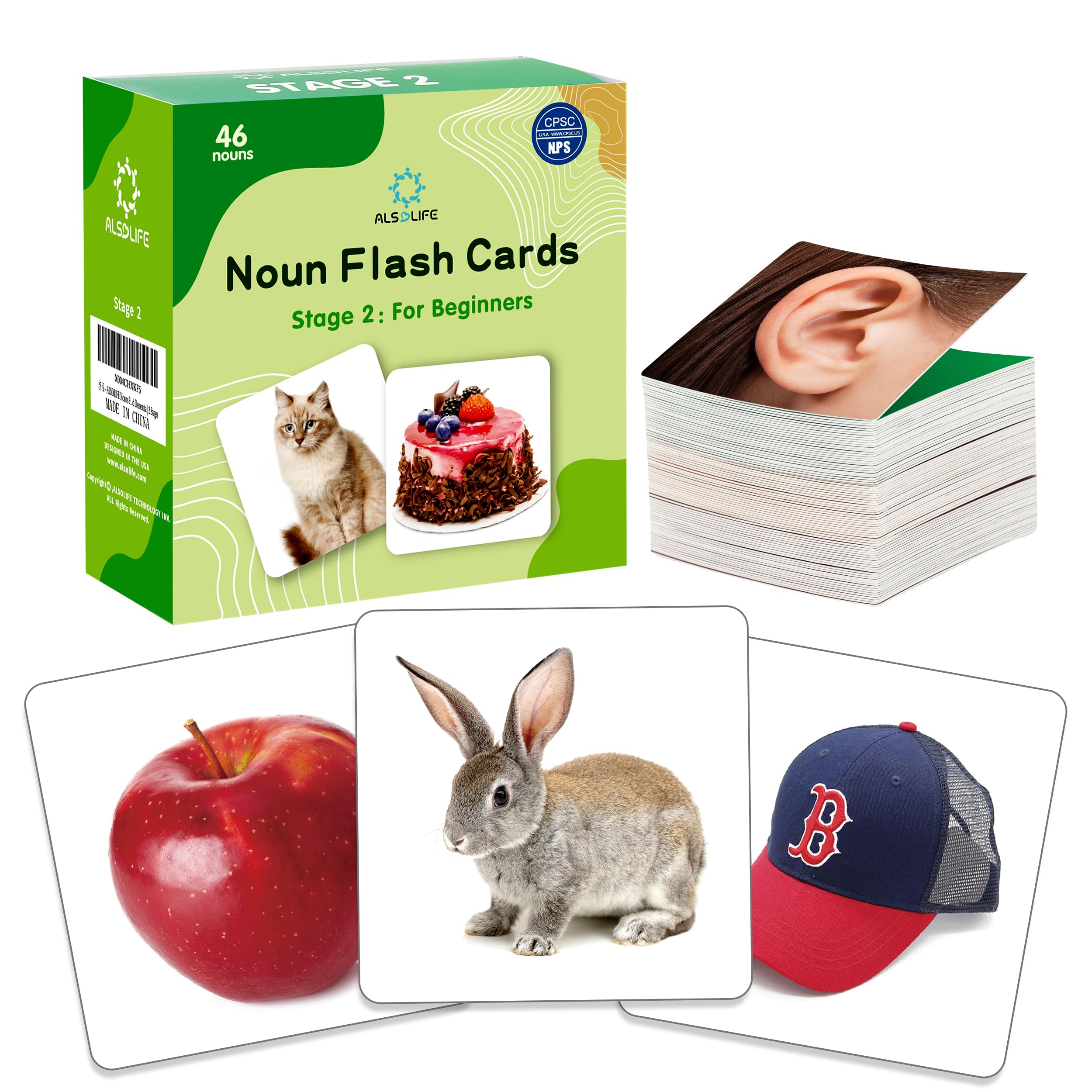 50 First Words Flash Cards for Baby with Fun Videos| Extra Thick Picture Cards for Speech Therapy Noun Cards for Kids Speech Delays| Aba Therapy, Autism Learning Materials ESL Teaching