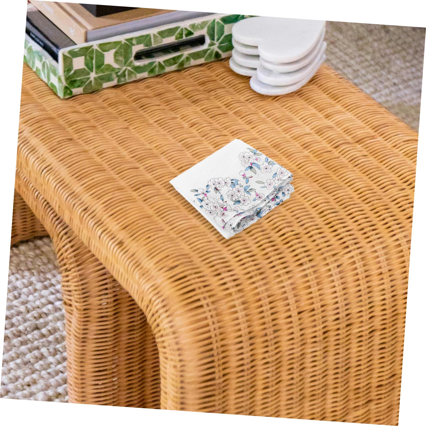 LIFKOME 12stücke Baumwoll-handtaschentücher Für Damen Im Vintage-blumenstil Hochwertige Japanische Handkerchiefs Für Hochzeiten Und Besondere Anlässe
