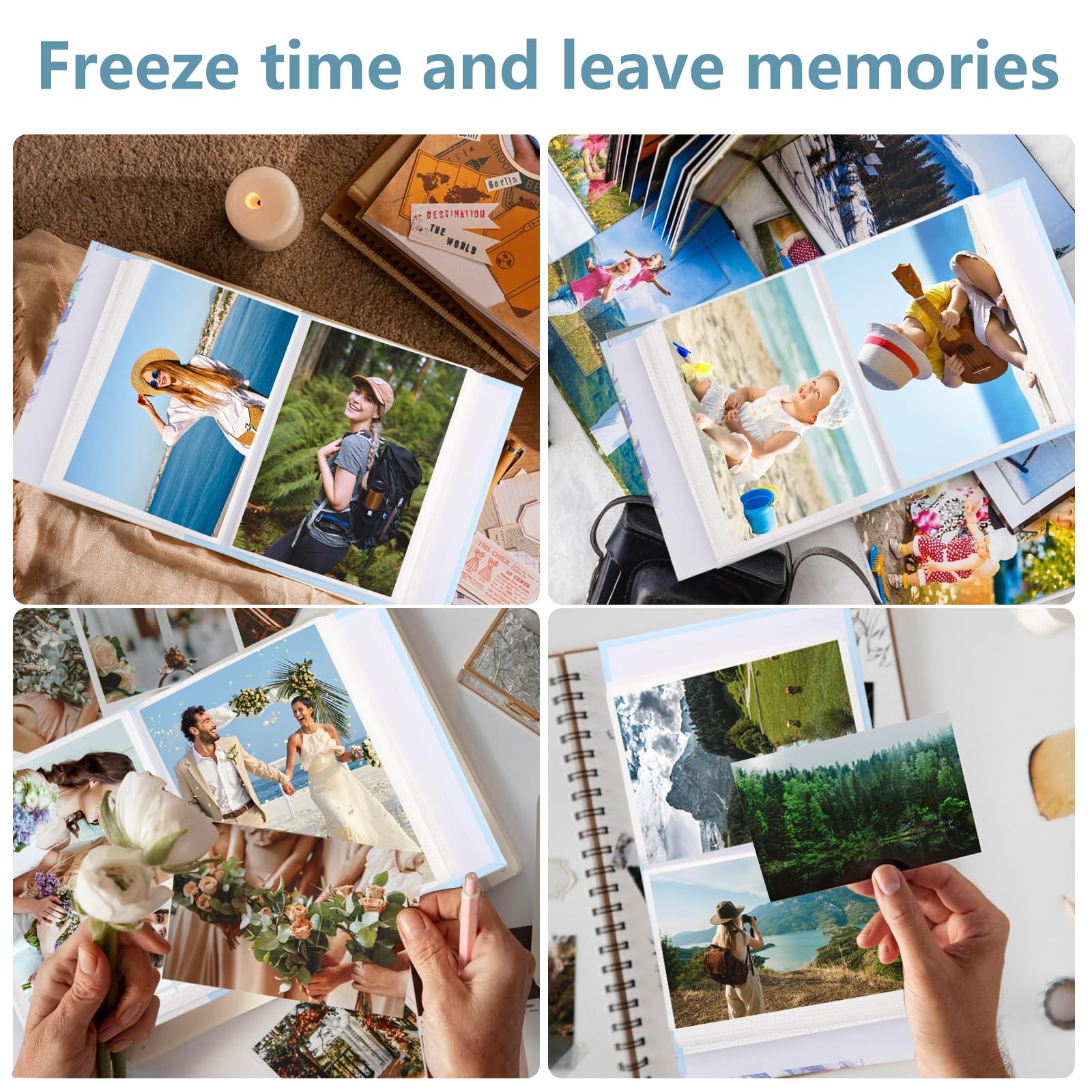 Album Photo Mémo Bricks, Pour 200 Photos Au Format 10x15 Cm - Beaux-Arts Et Loisirs