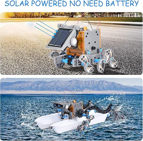 Miniatura 4 de AESGOGO Kit de robot solar para niños de 8 a 12 años